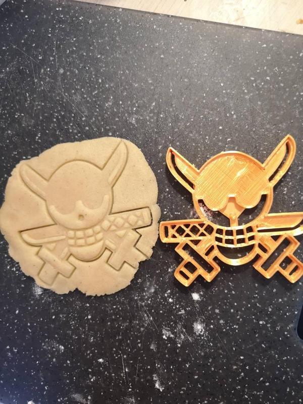 5xONE PIECE Flags cookie cutter