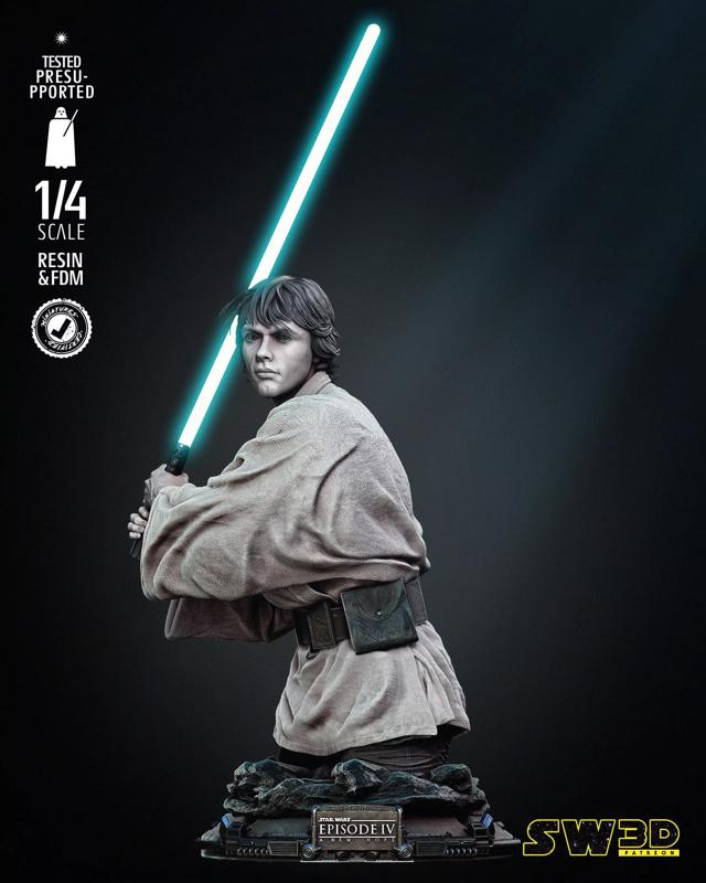 STAR WARS Luke New Hope Bust