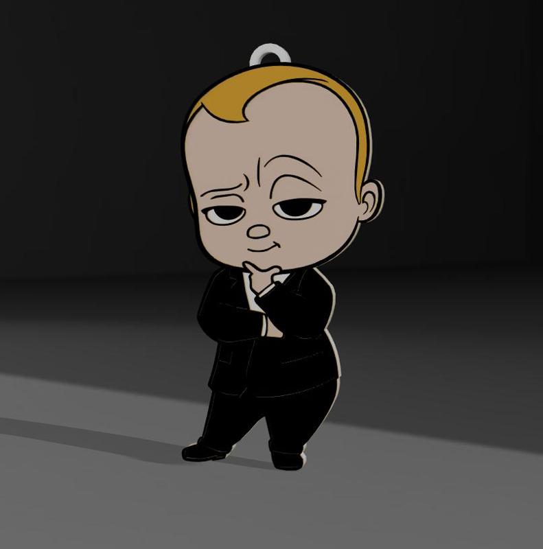 JEFE EN PAÑALES / BABY BOSS | KEYCHAIN KEYCHAIN LLAVERO LLAVERITO