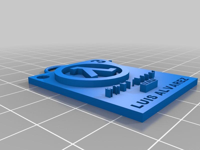 Keychain Half-Life 3