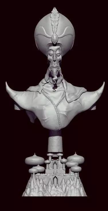 ALADDIN MOVIES JAFAR Bust
