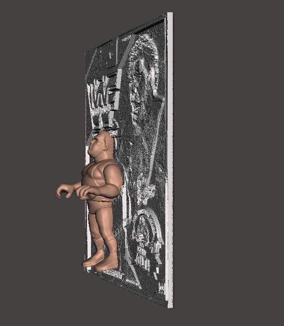 WWF HASBRO ANDRE THE GIANT BLISTER CARD WWE WCW AEW ECW