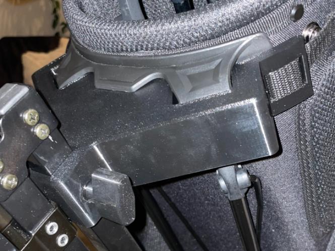 Golfbag-Golf trolley adapter