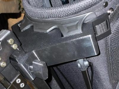 Golfbag-Golf trolley adapter