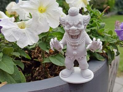 Creepy Evil Clown Figurine – Horror Collectible