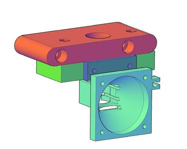 J-Head mount with 40 mm fan