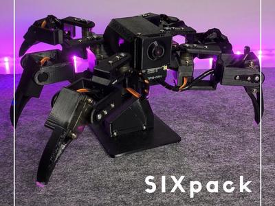 SIXpack Robot –  Sixlegged FPV walking Marvel