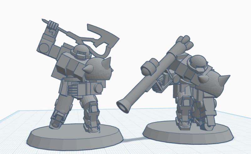 Gundam Assemble Zaku II Tokens