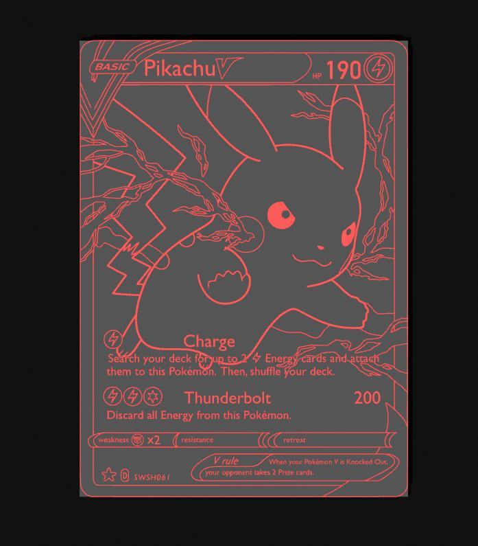 PICACHU POKEMON CARD
