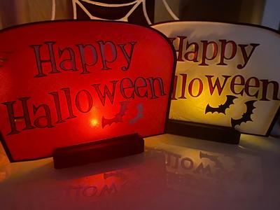 Happy Halloween LED Tischdeko