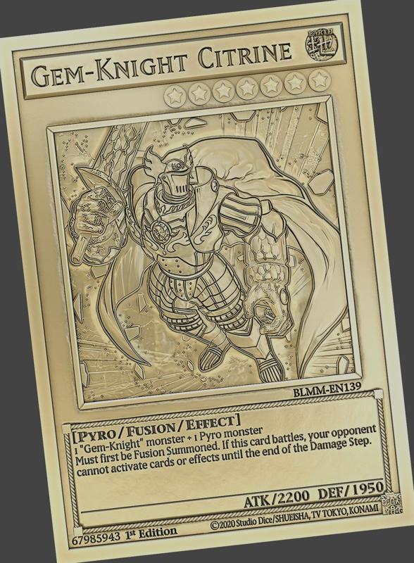 Gem-Knight Citrine - yu-gi-oh!