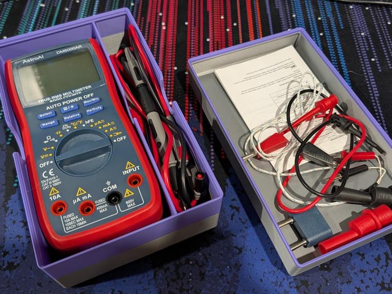 AstroAI DM6000AR Multimeter Holder for Gridfinity