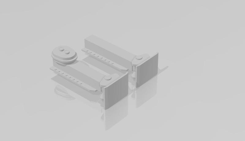 Support legs for Tamiya trailer 1 by 14 scale