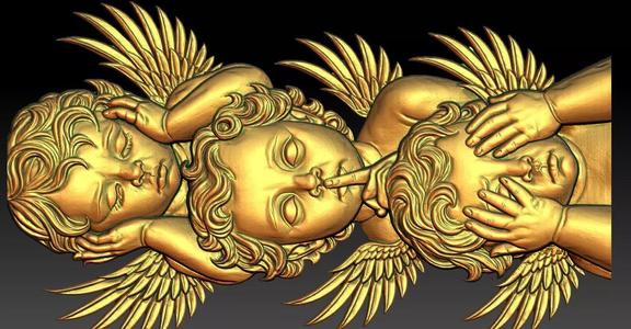 1 angel CNC Relief Model