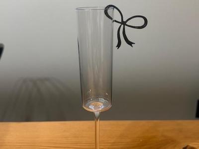 Bow Drink Charm for Wedding or Bridal Shower