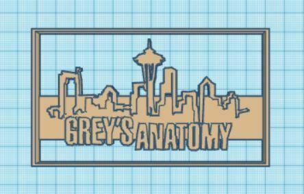 Grey's Anatomy cookie cutter