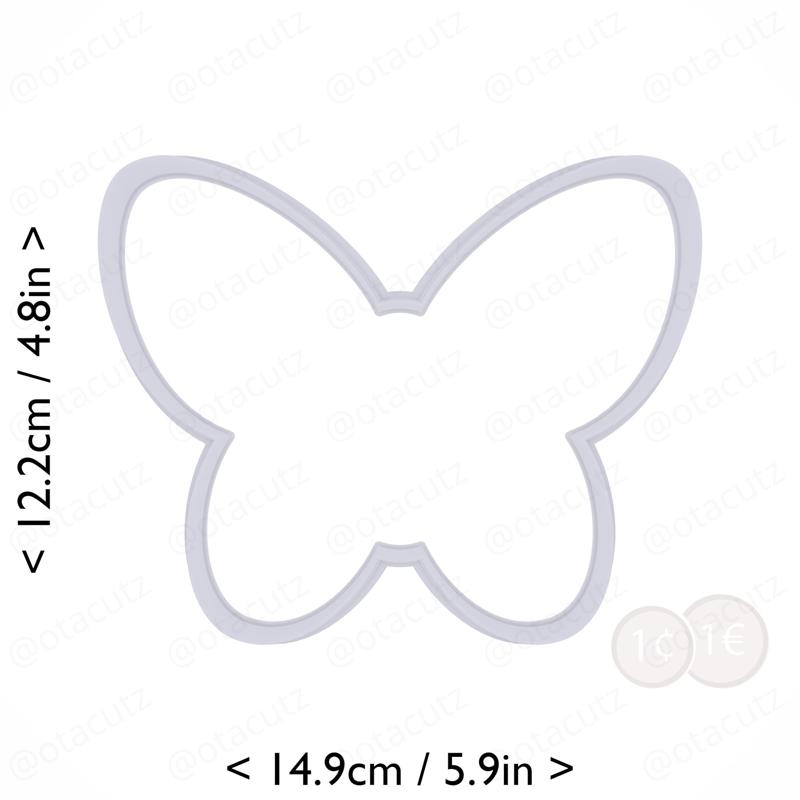 Butterfly Cookie Cutter 5.5in / 14cm