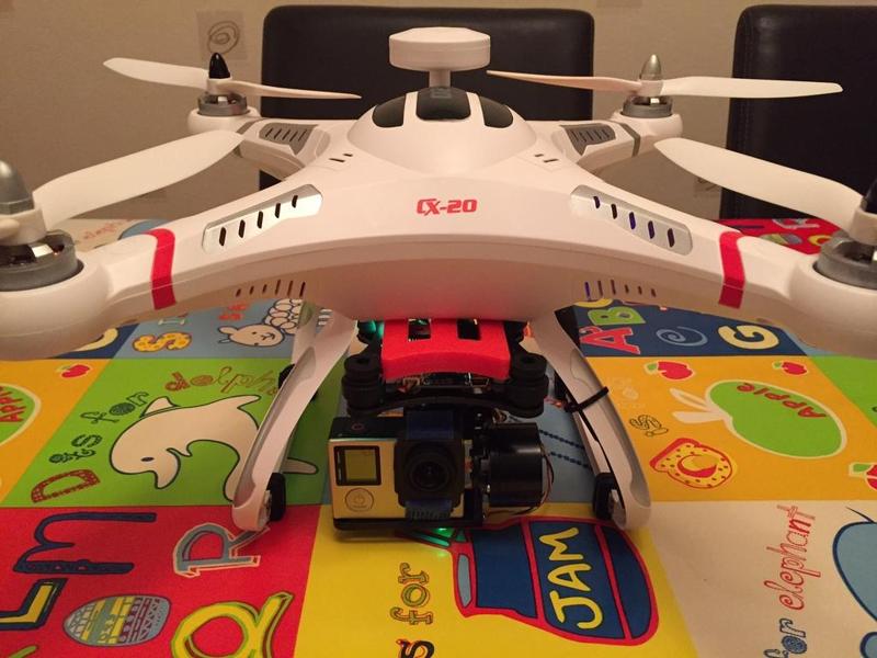 Cheerson CX-20 ebay Gimbal Mounting Bracket