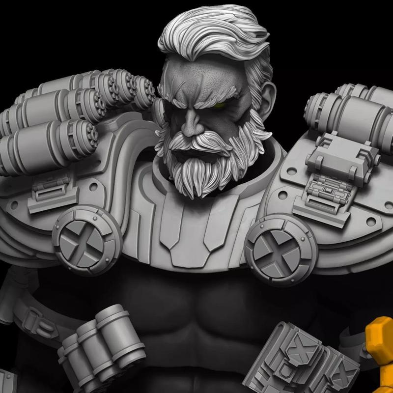 CABLE XMEN KIT WITH ARMOR HEAD AND GUN