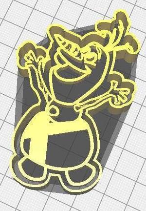 2 Biscuit Moulds - Disney - Princess - Mickey - Dingo - Bambi - The Lion King - Pinocchio - Pluto - Frozen - Dumbo - Cookie cutter- Cookie cutter