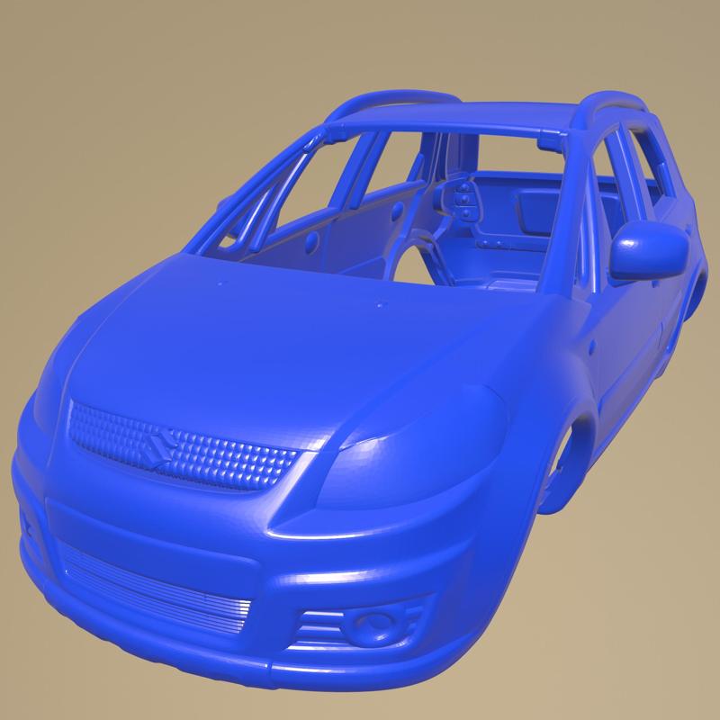 Suzuki SX4 2010 PRINTABLE CAR BODY