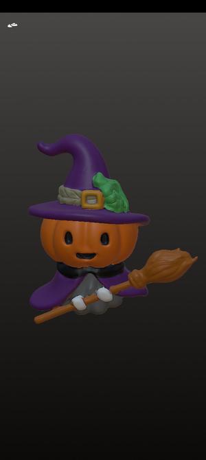 Haunted lovely family :pumpkin witch