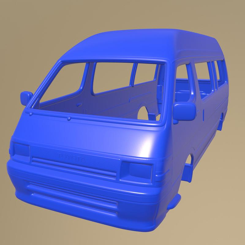 TOYOTA HIACE COMMUTER 1992 PRINTABLE VAN BODY