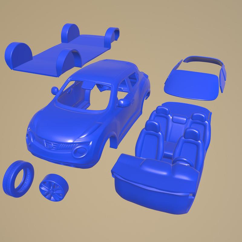 Nissan Juke 2011 Printable Car In Separate Parts