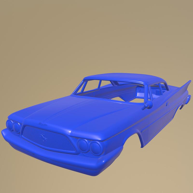 Chrysler Saratoga hardtop coupe 1960 PRINTABLE CAR BODY