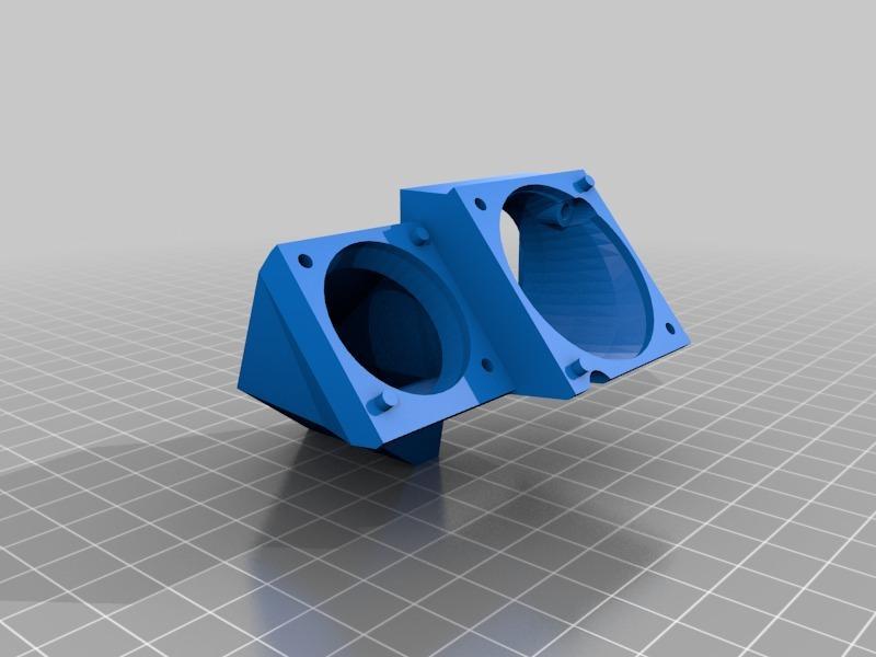 E3Dv6 Shroud mounted fan ducts - 40mm heatsink and 30mm print fans