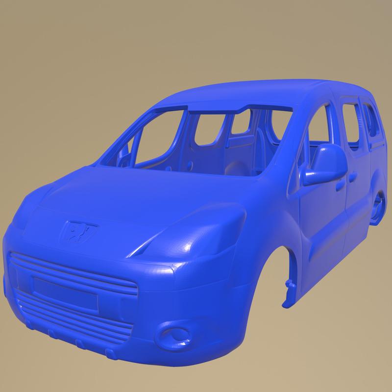 Peugeot Partner Tepee 2011 PRINTABLE CAR BODY