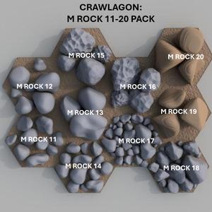 CRAWLAGON: *M Rock 11-20 Pack* || RC rock crawling system for 1/24, 1/18, 1/16 scale RC crawlers