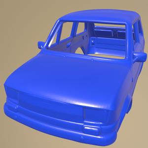 Fiat 126 1976 Printable Car Body