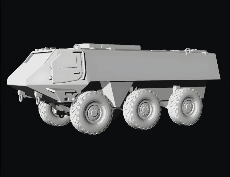 Patria 6x6 armored vehicle apc