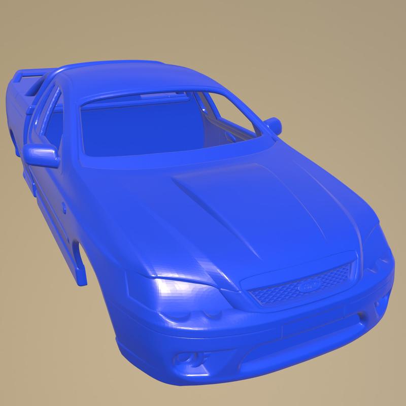Ford Falcon Ute XR8 2006 Printable Car Body