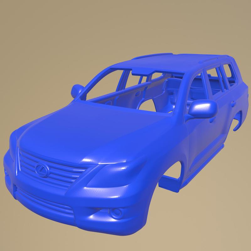 Lexus LX 570 2010 PRINTABLE CAR BODY