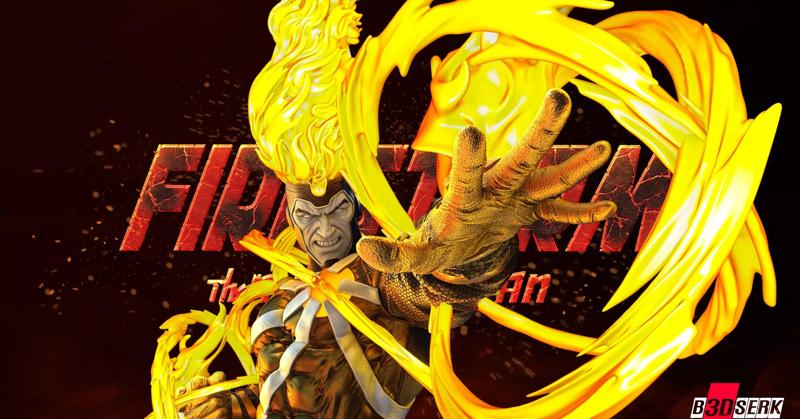 Firestorm Sculpture ready for printing