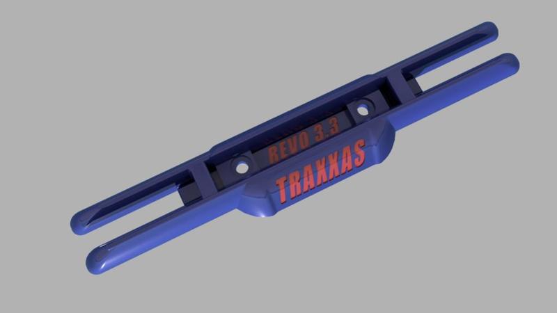 Front bumper of the radio-controlled vehicle TRAXXAS REVO 3.3