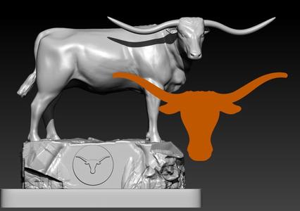 NCAA - Texas Longhorns football Statue Masscot