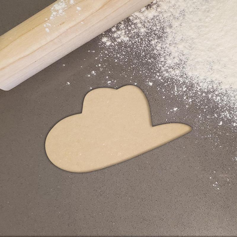 Cowboy Hat Silhouette Cookie Cutters Multiple Sizes