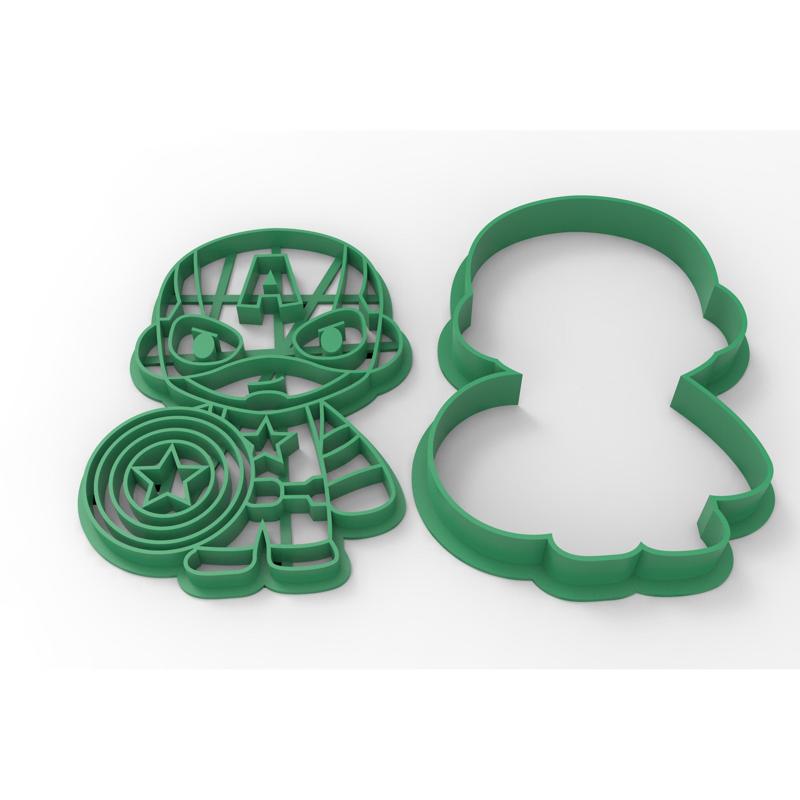Tiny Captain America Cookie Cutter