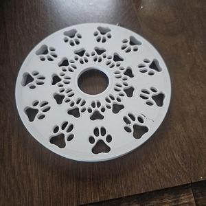 Paw Print Ninja Slushi Drip Tray Insert – Fun & Functional for Pet Lovers