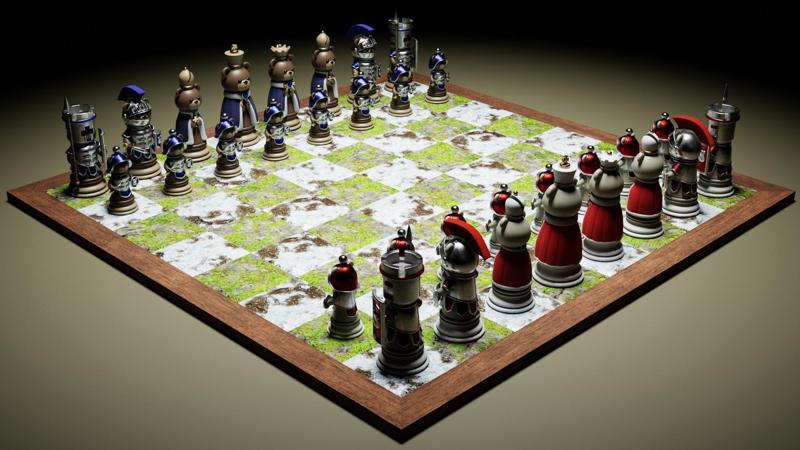 Teddy Bear Chess set