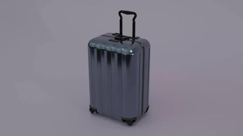 Baggage suitcase on wheels