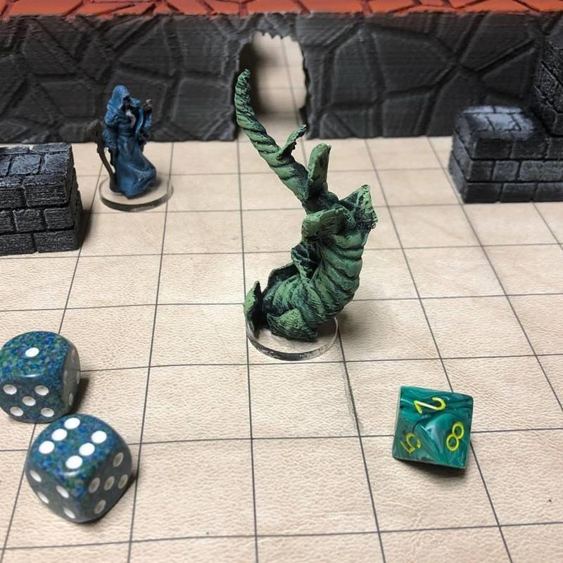 Leafy Tendril (28mm/32mm scale)