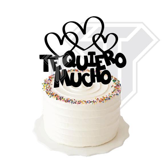 Love Cake topper - I love you very much Cake sign
