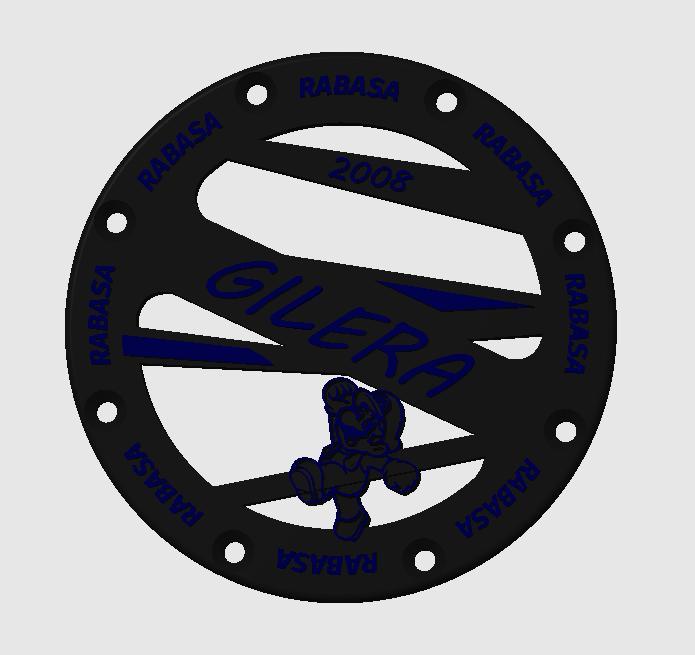 gilera super mario  ignition cover lid     am6/rabasa