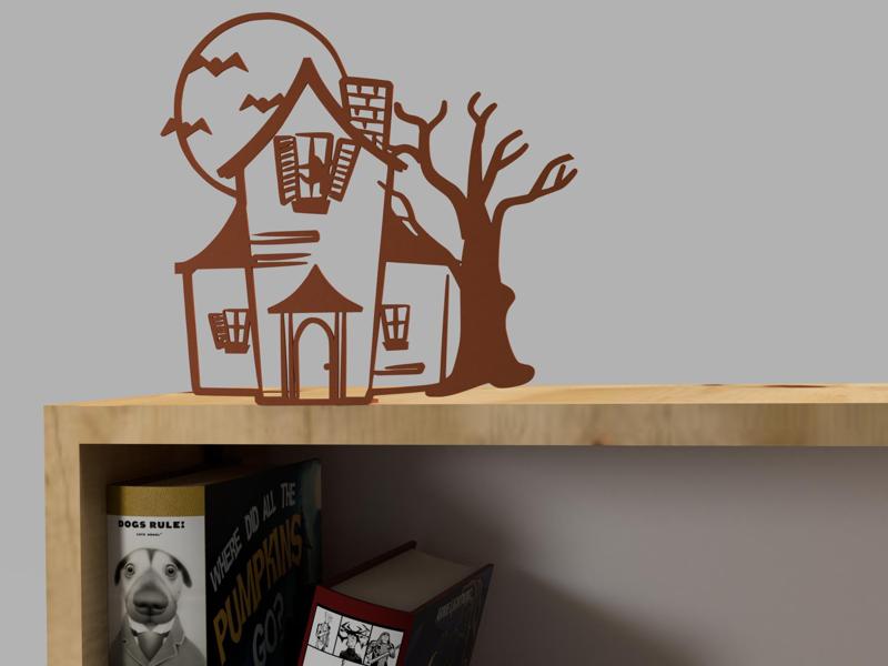 Haunted house decoration for Halloween