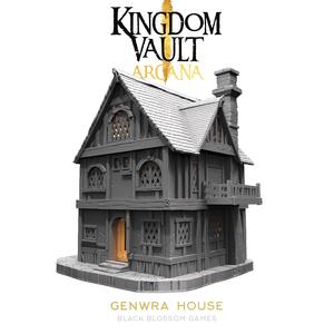 IDP07S02 Genwra Foldable House  :: Kingdom Vault Building :: Black Blossom Games