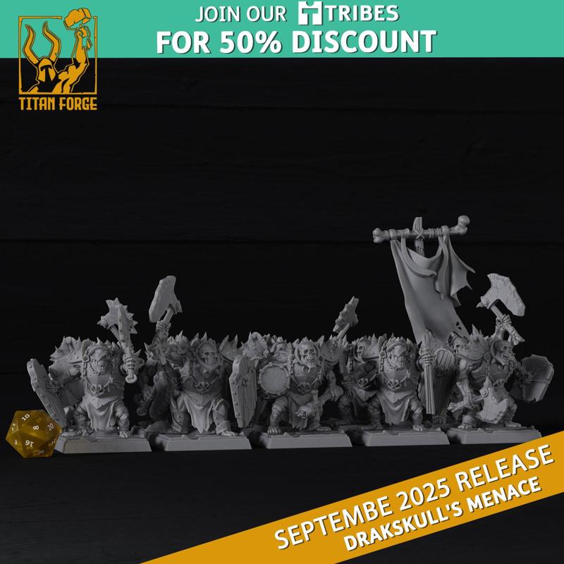 Cryptstalk Boyz - Drakskull's Menace - Titan Forge Miniatures September 2025